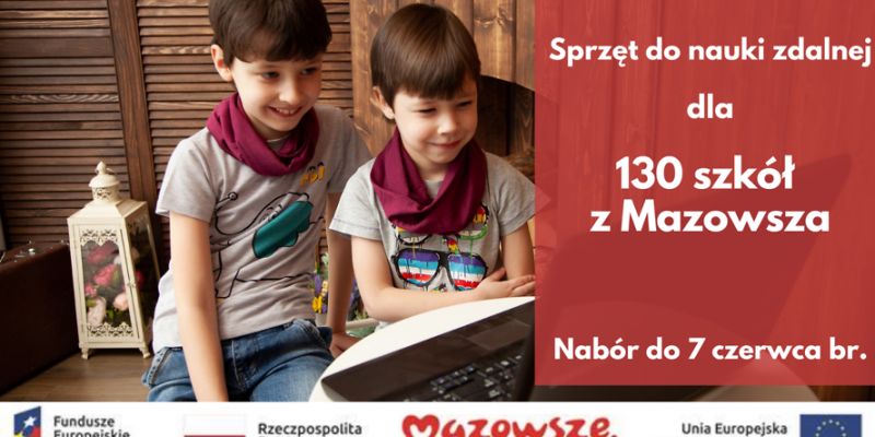 130 szkół dostanie komputery od samorządu Mazowsza