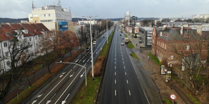 Na odcinku al. Grunwaldzkiej powstanie ścieżka rowerowa