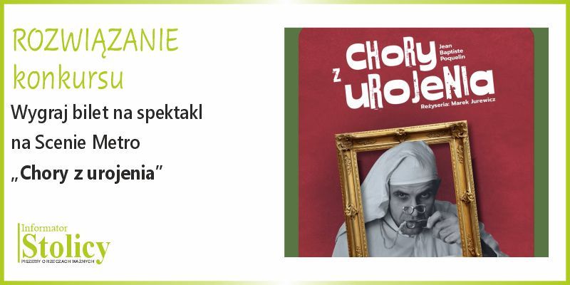 [ROZWIĄZANIE KONKURSU] Mamy receptę na udany wieczór! Wygraj bilety na spektakl w Scenie Metro