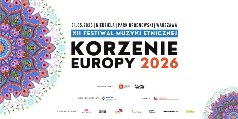 XII edycja Festiwalu Muzyki Etnicznej „KORZENIE EUROPY” już w niedzielę