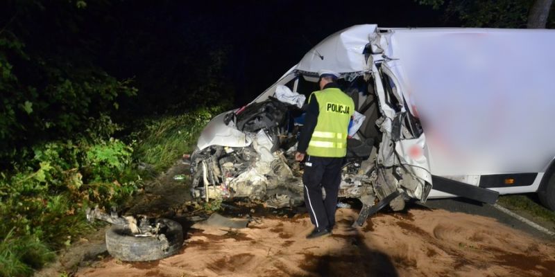 Boxer uderzył w drzewo. Policjanci wyjaśniają okoliczności wypadku