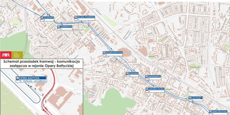 Prace torowe we Wrzeszczu: zmiany na liniach 5, 6, 11, 12, N4 i N13