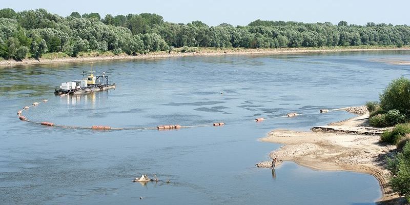 Bielańska plaża nad Wisłą