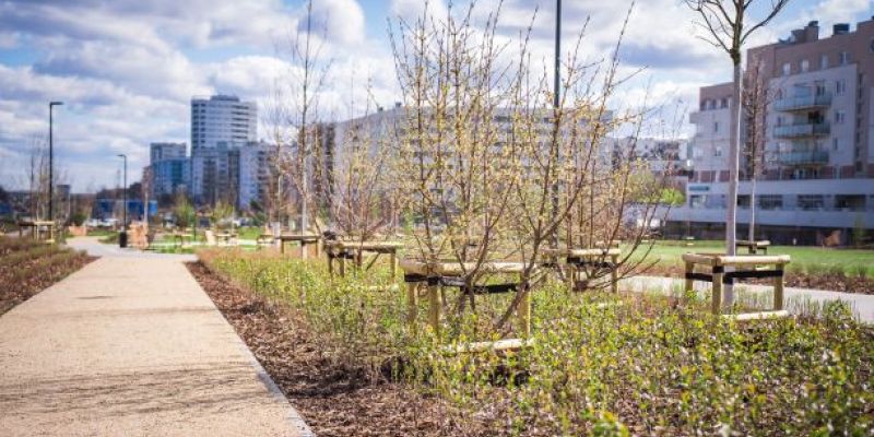 Park nad POW na Ursynowie częściowo oddany do użytku
