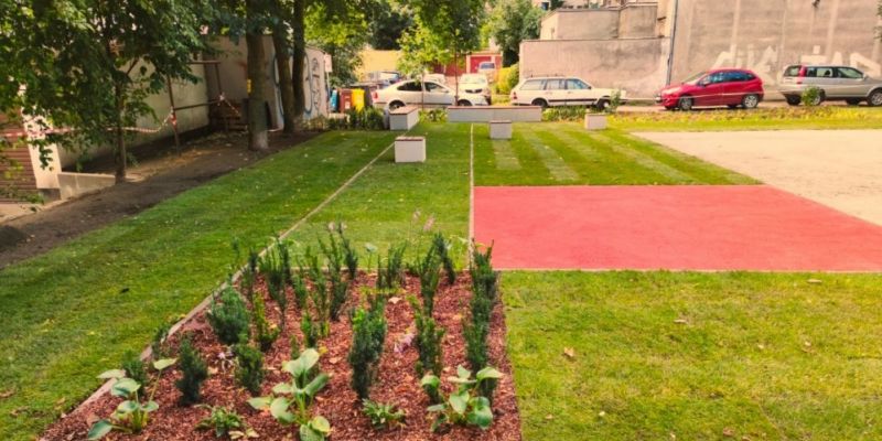 Nowy park kieszonkowy przy ulicy Jana Kilińskiego