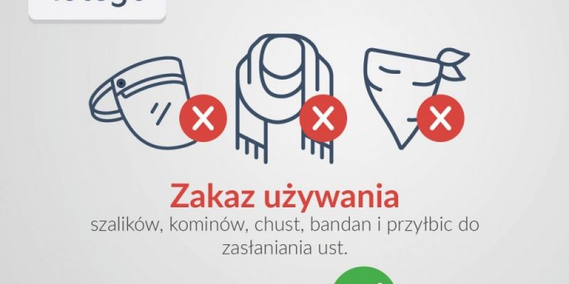 Nowe obostrzenia rządu: od soboty nosimy tylko maseczki!