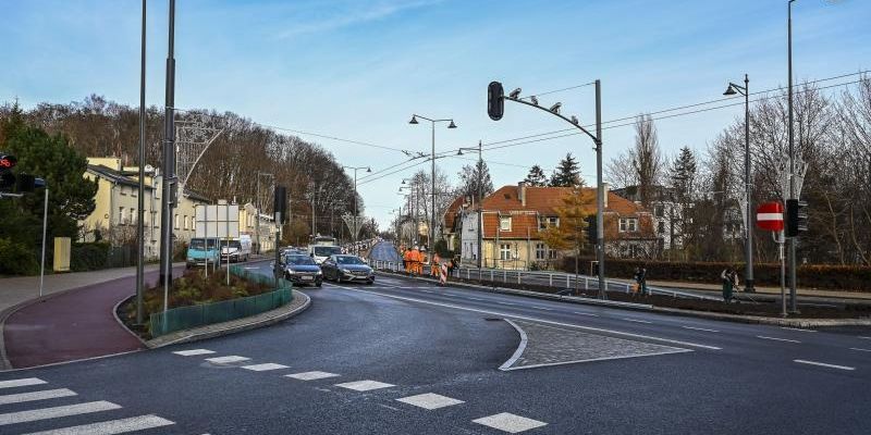 Ostatnie prace związane z przebudową al. Niepodległości