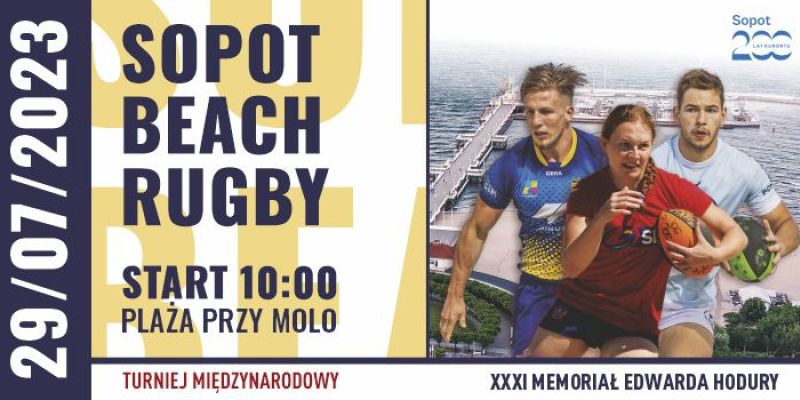 Rugby na sopockiej plaży już po raz jedenasty