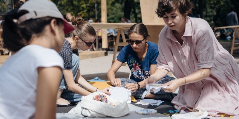 Literacka sobota na pikniku miejskim z IKM i WiMBP