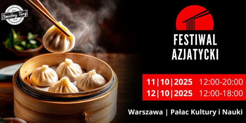 Cztery festiwale smaków w Warszawie. Azjatycki weekend już w październiku  w Pałacu Kultury i Nauki