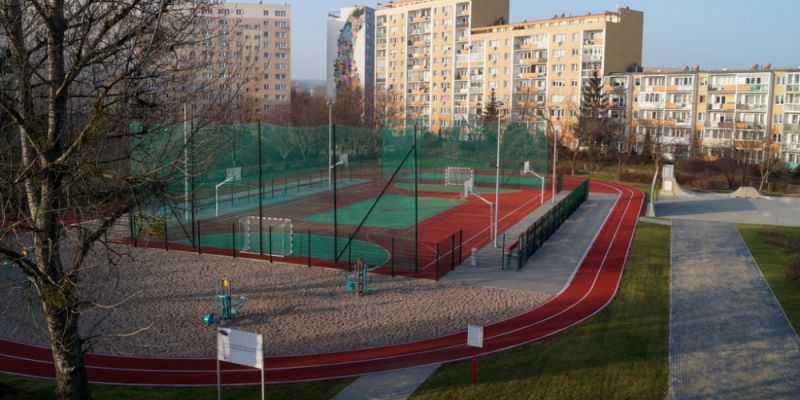 Boisko przy ul. Pilotów jak nowe