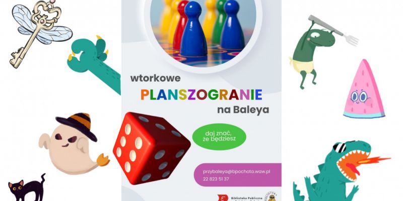 Wtorkowe Planszogranie w Bibliotece przy Baleya