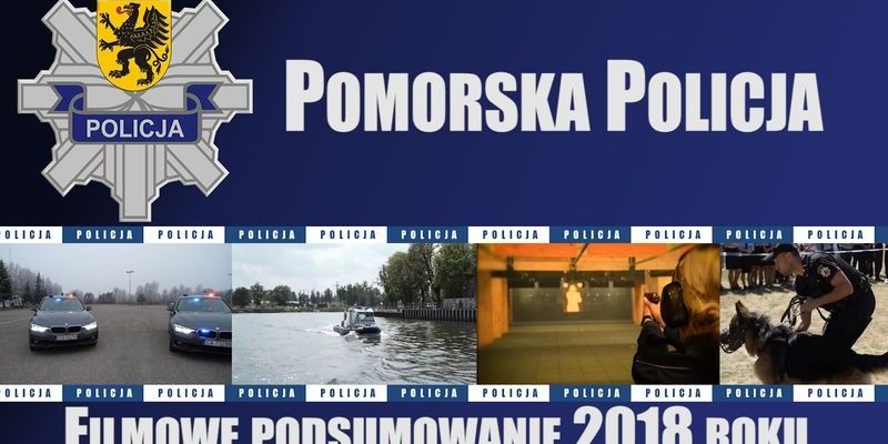 POLICJANCI W FILMOWYM PODSUMOWANIU 2018 ROKU