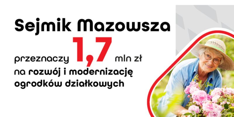 Pieniądze dla działkowców