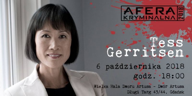 Afera Kryminalna 2018 – spotkanie z Tess Gerritsen