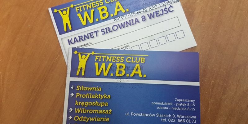 KONKURS MIKOŁAJKOWY! Wygraj karnet - 8 wejść - do WBA Fitness Club Siłownia!