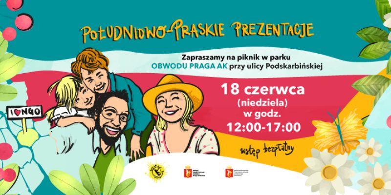 Południowo-Praskie Prezentacje 2023 - piknik rodzinny na Pradze-Południe