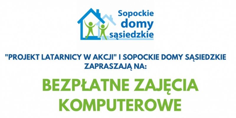Domy Sąsiedzkie: zgłoś się na bezpłatne zajęcia komputerowe