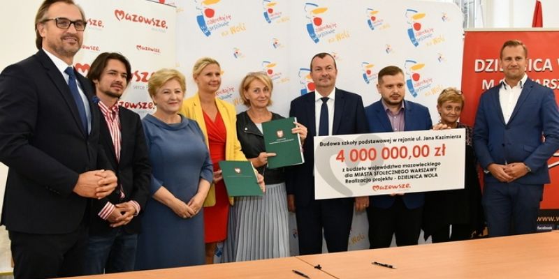 Warszawskie dzielnice z dofinansowaniem samorządu Mazowsza