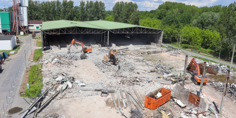 Postępy przy rozbudowie zakładu unieszkodliwiania odpadów