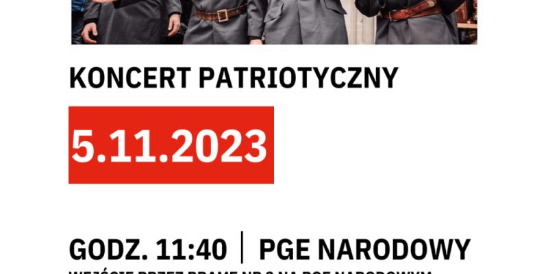 Koncert Patriotyczny na PGE Narodowym