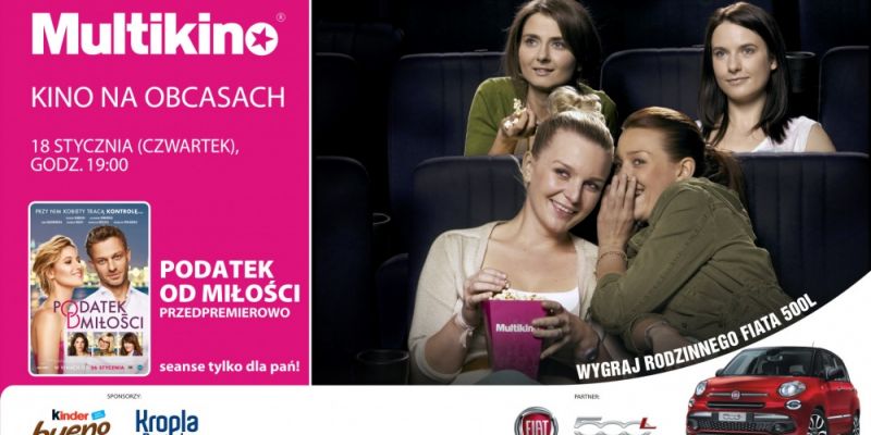 Konkurs – wygraj zaproszenie do Multikina Ursynów na Kino tylko dla Pań!