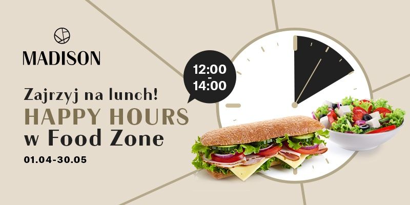 Happy Hours w Madison Food Zone
