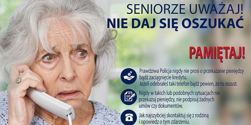 SENIORZE, NIE DAJ SIĘ OSZUKAĆ!