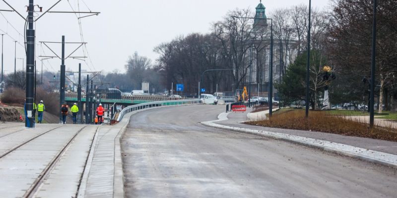 Szykują się do otwarcia nowej jezdni na ważnej ulicy na Woli