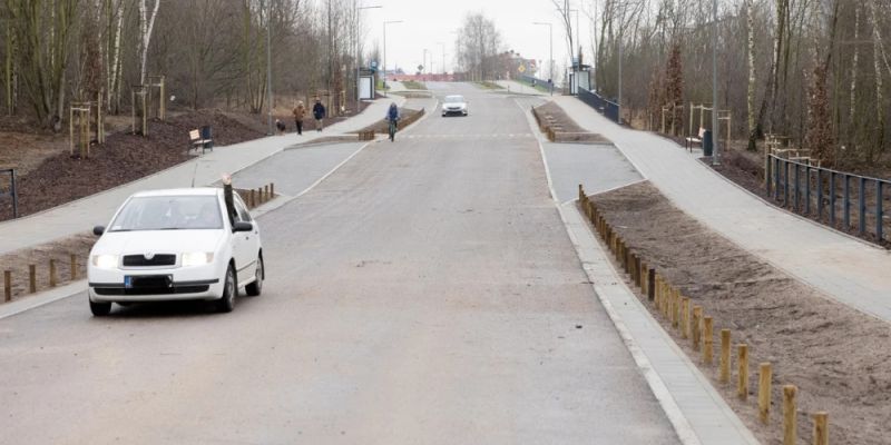 Nowa droga w południowej części Gdańska