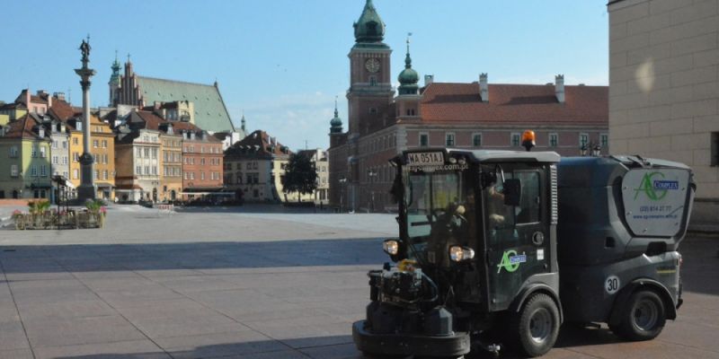 Kompleksowe sprzątanie chodników