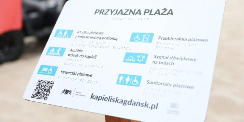 Gdańskie plaże dostępne dla wszystkich