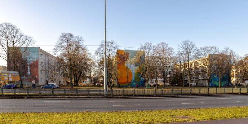 Nowa realizacja Gdańskiej Szkoły Muralu kończy „Port Wrzeszcz”