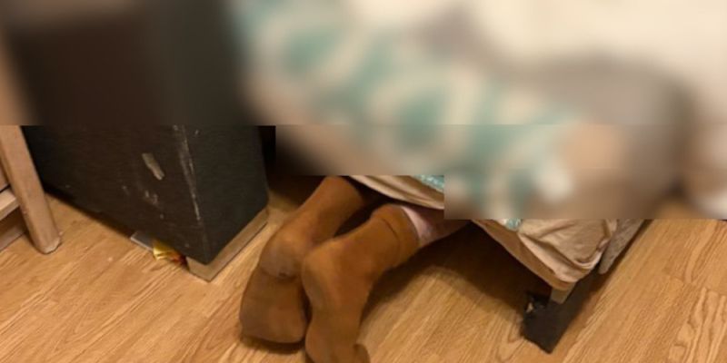 Przed policją ukrywał się pod łóżkiem. Zdradziły go wystające nogi