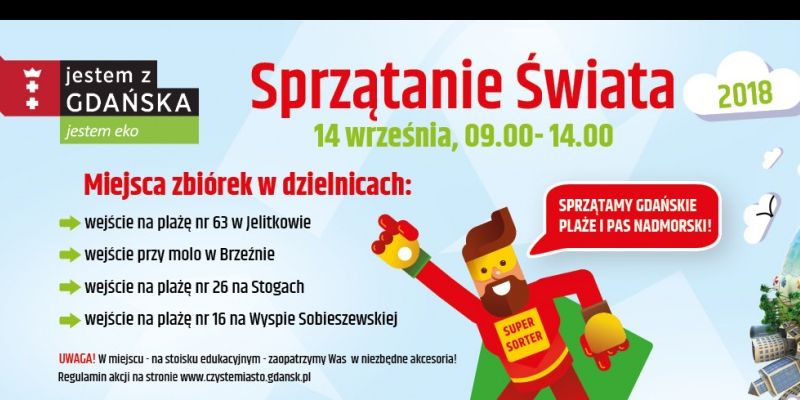 Gdańskie „Sprzątanie świata” zmierza w stronę plaż. Dołącz do akcji już w najbliższy piątek