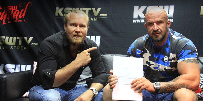 Tomasz Oświeciński będzie walczył w KSW