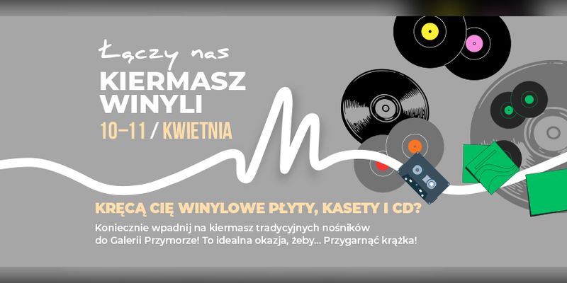 Winyle, CD i kasety na topie: „Przygarnij Krążka” ponownie w Galerii Przymorze