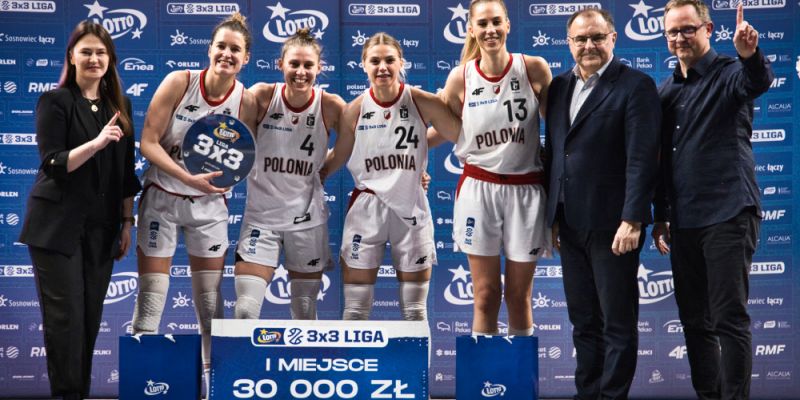 Koszykarki Polonii Warszawa ponownie mistrzyniami LOTTO 3x3 Ligi Kobiet!