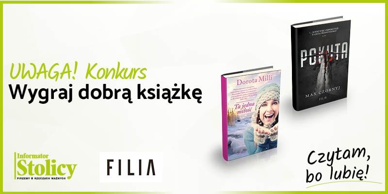 Uwaga konkurs! Wygraj książkę Wydawnictwa Filia pt. ,, Pokuta"