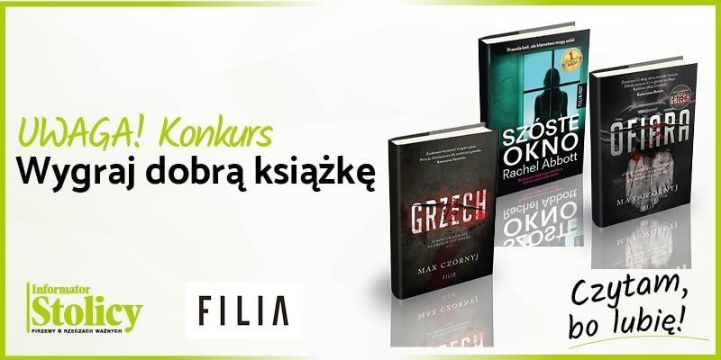 Uwaga Konkurs!!! Wygraj książkę Wydawnictwa Filia pt. „Grzech”!