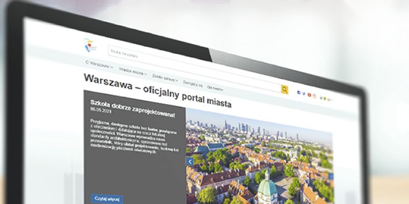 Warszawa dobrze widzialna w sieci
