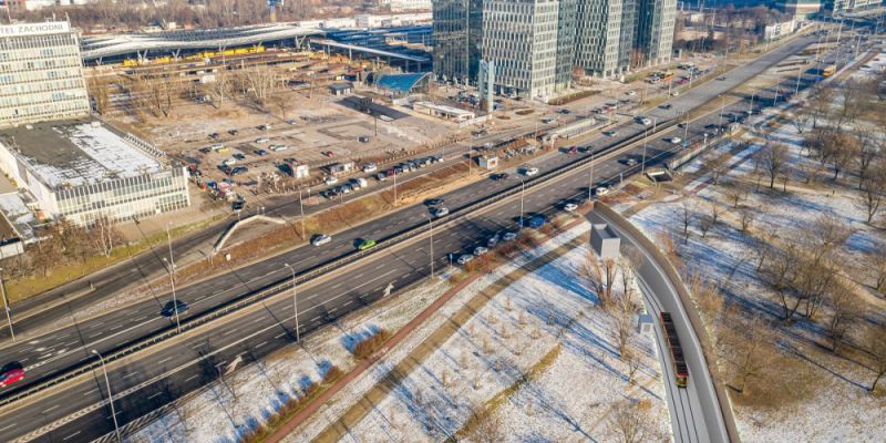 Pierwsza w stolicy podziemna trasa tramwajowa. Zobacz  jej lokalizację