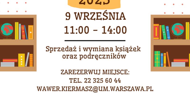 Kiermasz książek w Wawrze - skup, sprzedaż i atrakcje czytelnicze 9 września