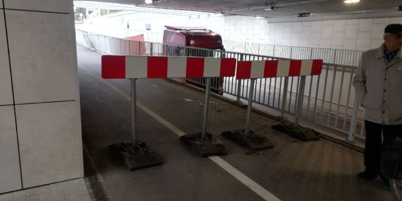 Tunel w Sulejówku zamknięty na czas nieokreślony