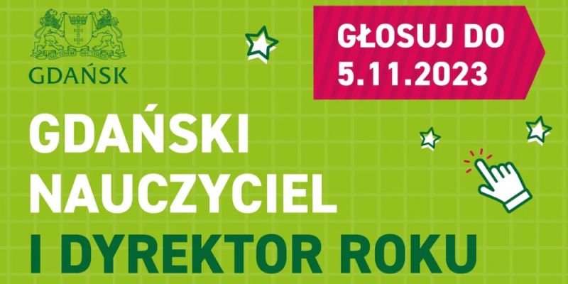 Do jutra trwa głosowanie na gdańskiego nauczyciela i dyrektora promującego wartość dialogu