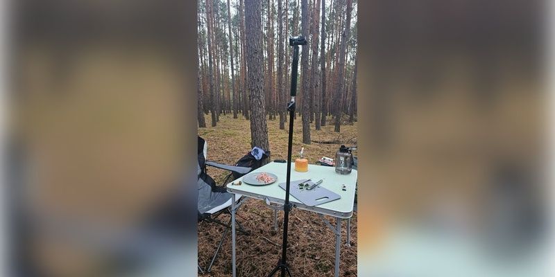 Urządził sobie biwak w Kampinoskim Parku Narodowym