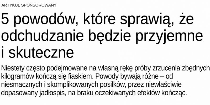 5 powodów, które spawią, że odchudzanie będzie przyjemne i skuteczne