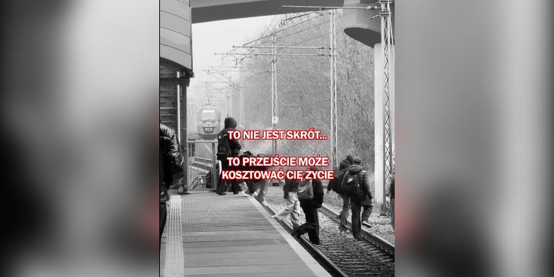 Niebezpieczne zachowanie na torach. SKM pokazuje nagranie i ostrzega: „To igranie z życiem”