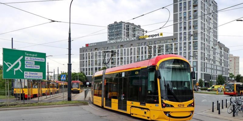 Od połowy czerwca Aleja Niepodległości bez tramwajów