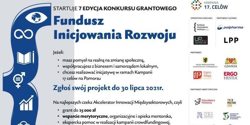 Tylko do piątku można zgłaszać się do 7. edycji Funduszu Inicjowania Rozwoju